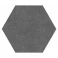 Hexagon Klinker Vintage Classic Grå 25x22 cm 2 Preview